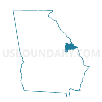 Burke County in Georgia